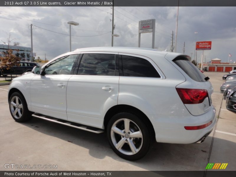 Glacier White Metallic / Black 2013 Audi Q7 3.0 S Line quattro