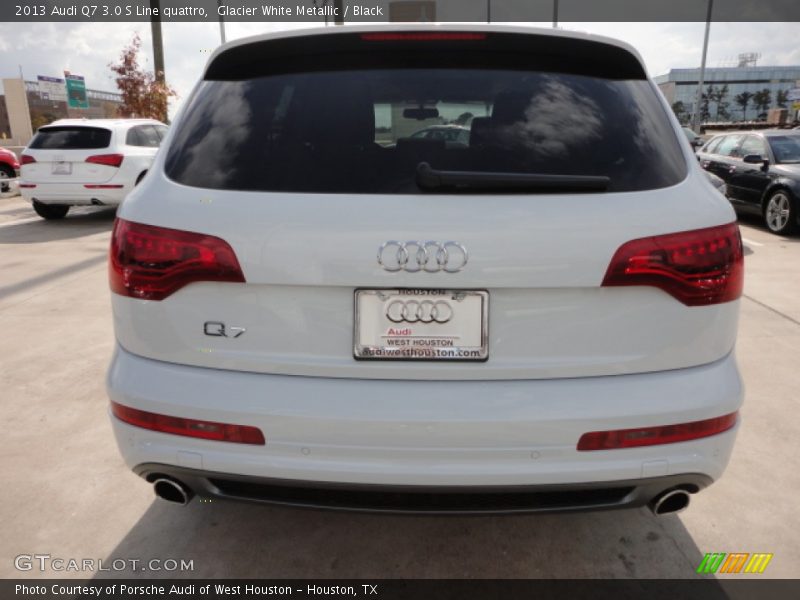 Glacier White Metallic / Black 2013 Audi Q7 3.0 S Line quattro