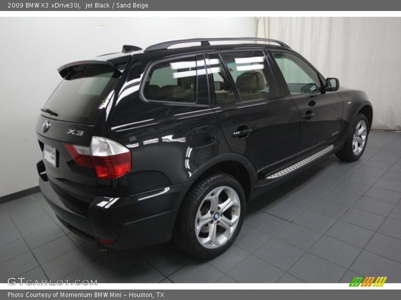 Jet Black / Sand Beige 2009 BMW X3 xDrive30i