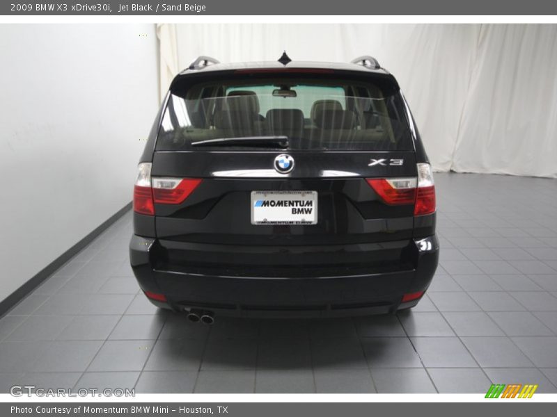 Jet Black / Sand Beige 2009 BMW X3 xDrive30i