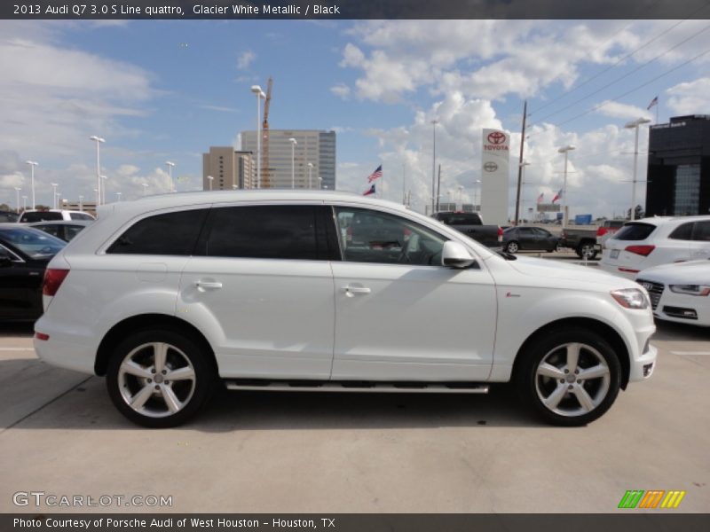 Glacier White Metallic / Black 2013 Audi Q7 3.0 S Line quattro