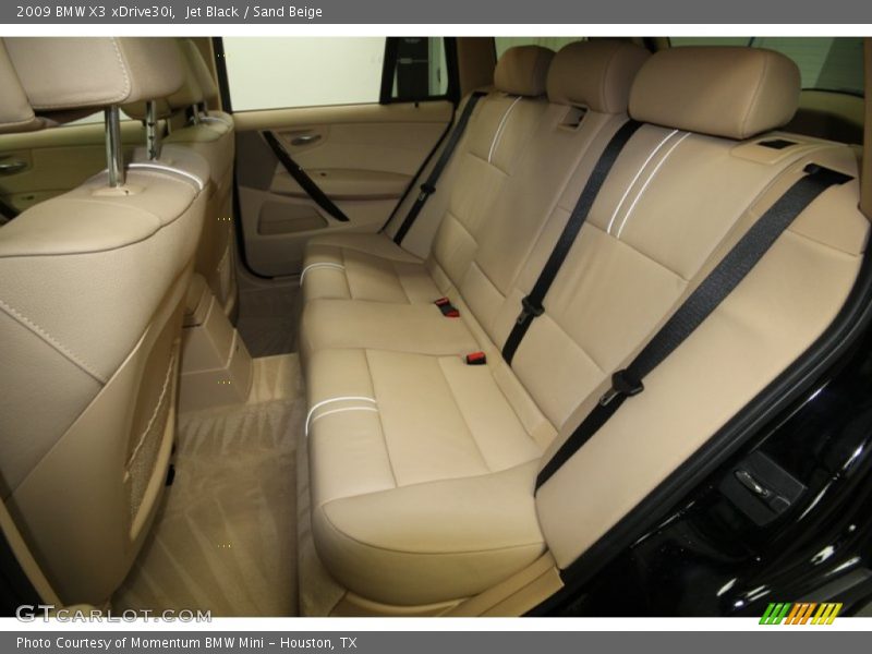 Jet Black / Sand Beige 2009 BMW X3 xDrive30i