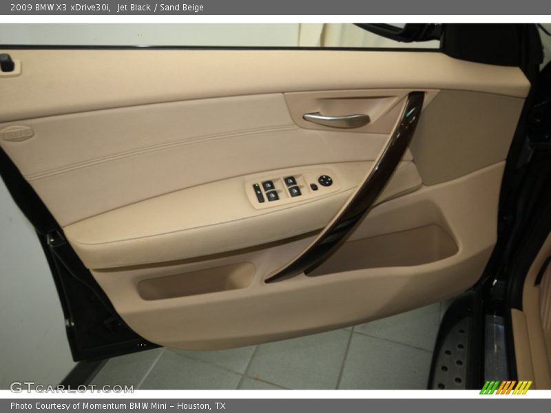 Jet Black / Sand Beige 2009 BMW X3 xDrive30i