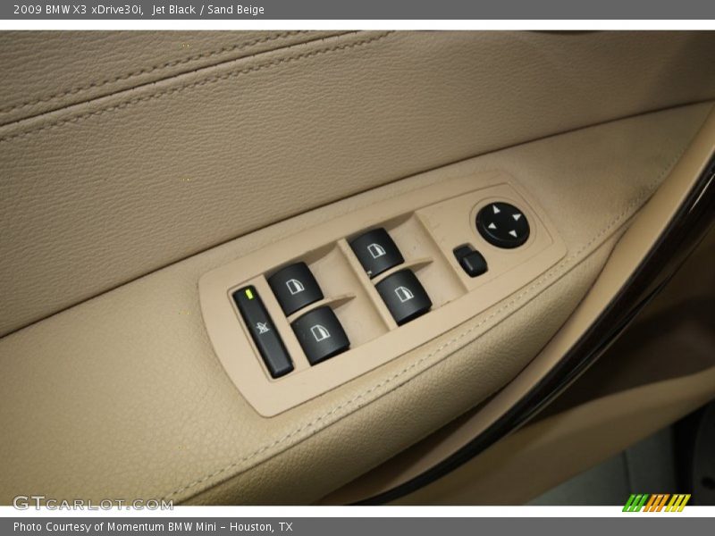 Jet Black / Sand Beige 2009 BMW X3 xDrive30i