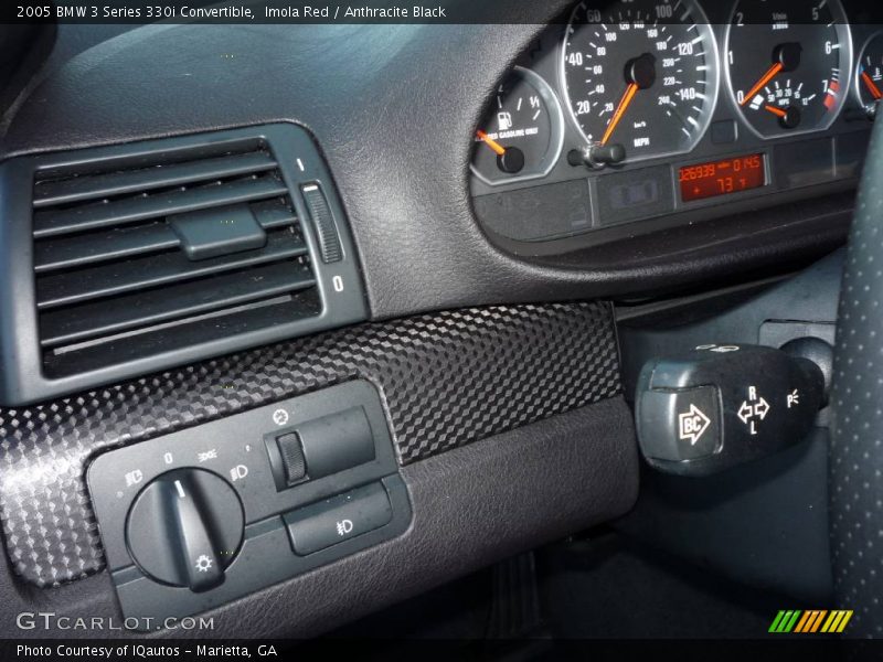 Imola Red / Anthracite Black 2005 BMW 3 Series 330i Convertible