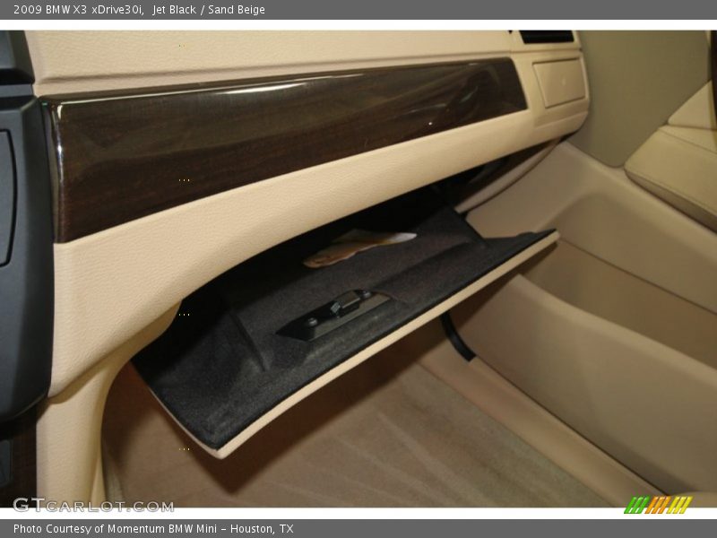 Jet Black / Sand Beige 2009 BMW X3 xDrive30i