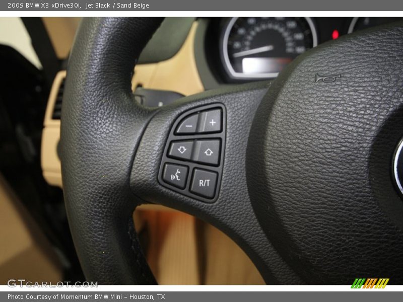 Jet Black / Sand Beige 2009 BMW X3 xDrive30i