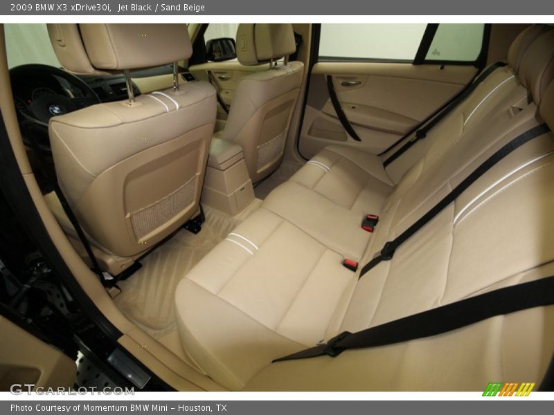 Jet Black / Sand Beige 2009 BMW X3 xDrive30i