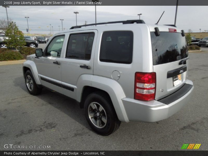 Bright Silver Metallic / Pastel Slate Gray 2008 Jeep Liberty Sport