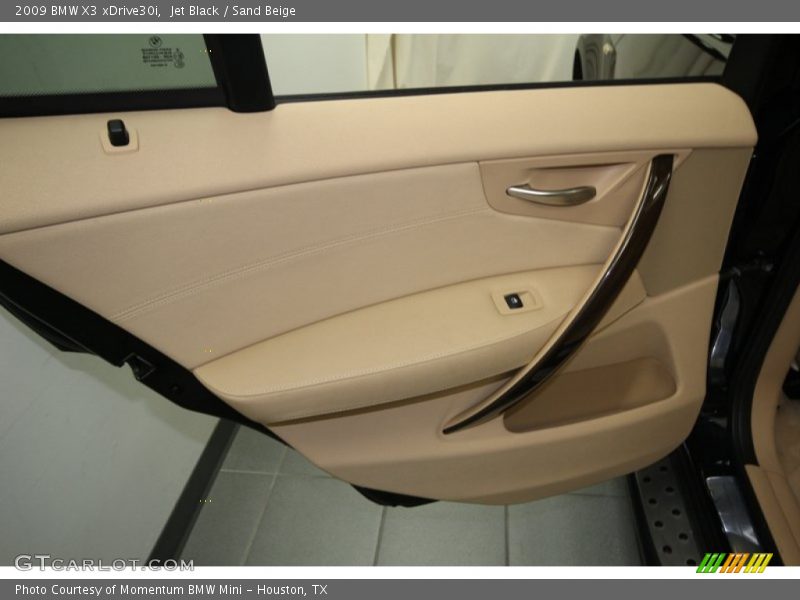 Jet Black / Sand Beige 2009 BMW X3 xDrive30i