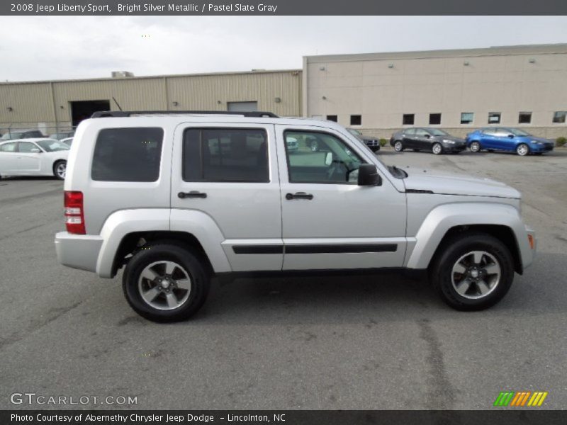 Bright Silver Metallic / Pastel Slate Gray 2008 Jeep Liberty Sport
