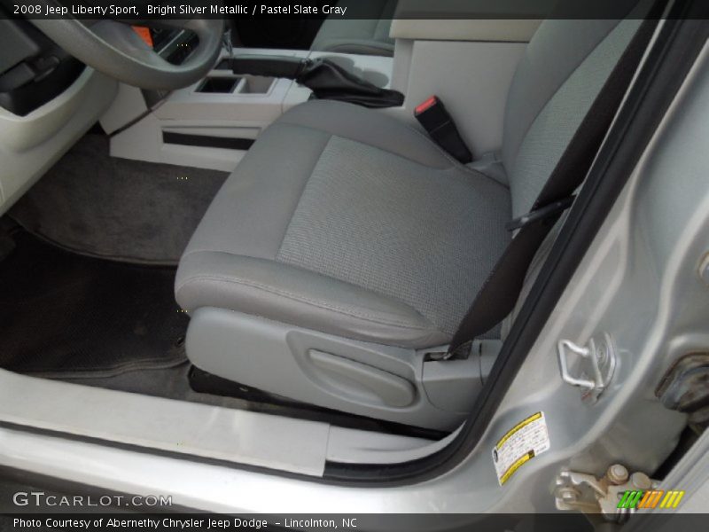 Bright Silver Metallic / Pastel Slate Gray 2008 Jeep Liberty Sport