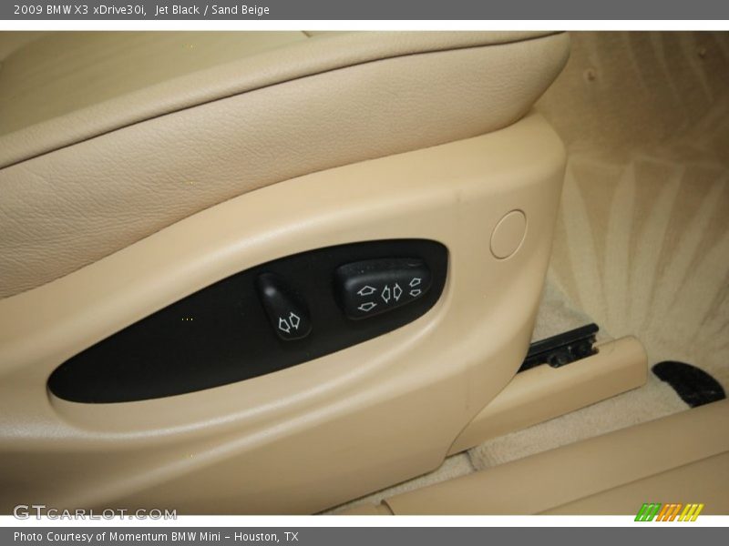 Jet Black / Sand Beige 2009 BMW X3 xDrive30i