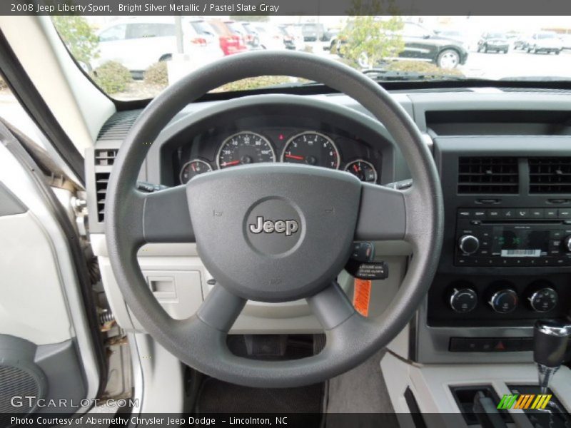 Bright Silver Metallic / Pastel Slate Gray 2008 Jeep Liberty Sport