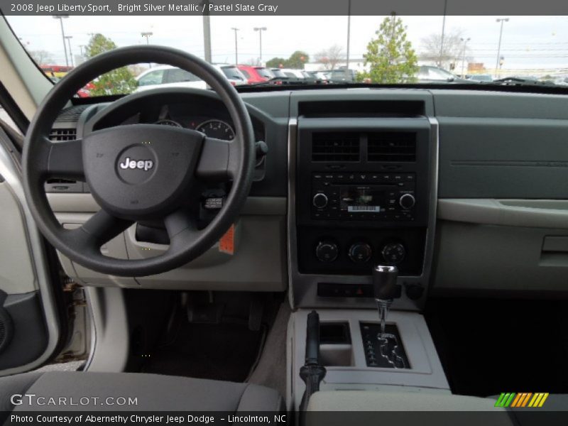 Bright Silver Metallic / Pastel Slate Gray 2008 Jeep Liberty Sport