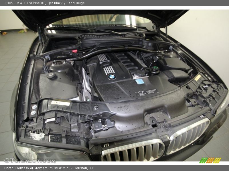 Jet Black / Sand Beige 2009 BMW X3 xDrive30i