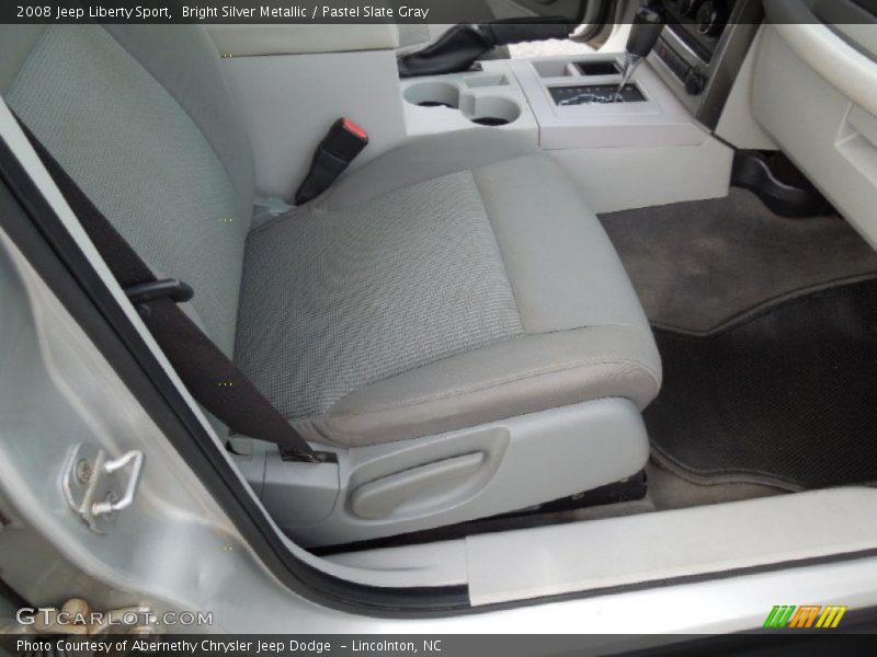 Bright Silver Metallic / Pastel Slate Gray 2008 Jeep Liberty Sport