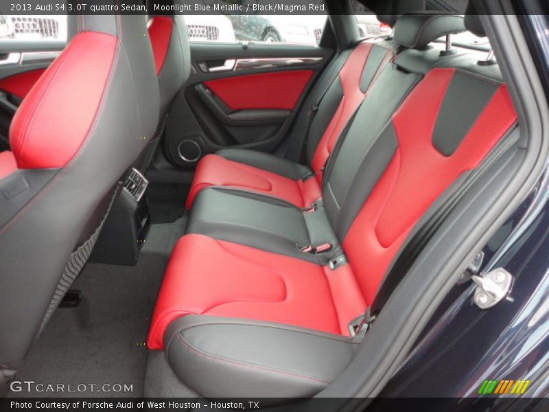 Rear Seat of 2013 S4 3.0T quattro Sedan