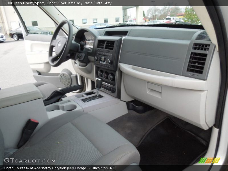 Bright Silver Metallic / Pastel Slate Gray 2008 Jeep Liberty Sport