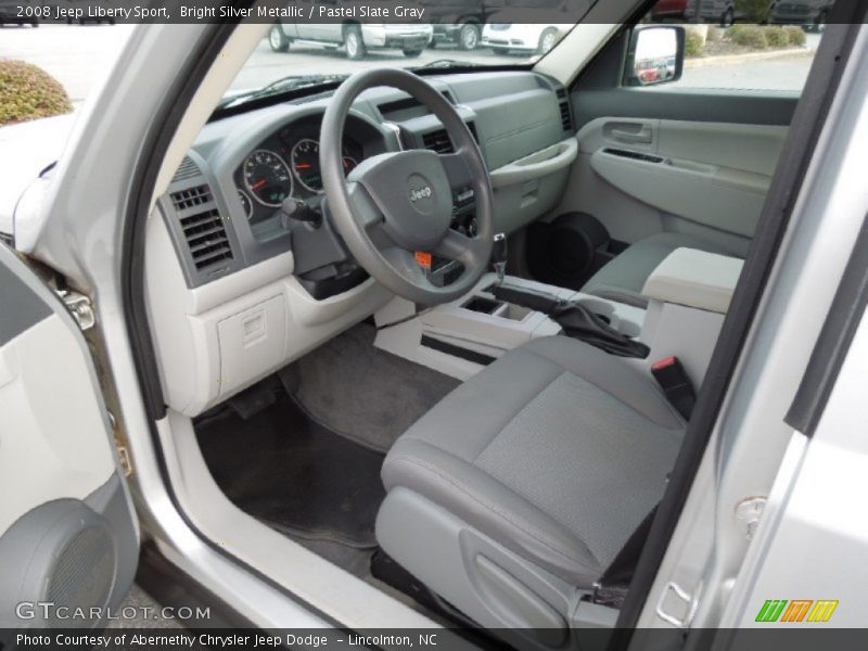 Bright Silver Metallic / Pastel Slate Gray 2008 Jeep Liberty Sport