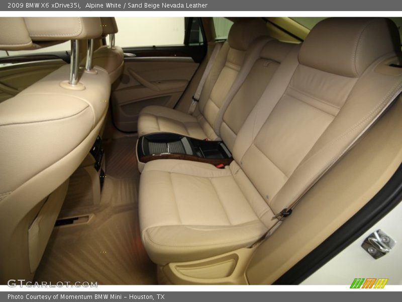 Alpine White / Sand Beige Nevada Leather 2009 BMW X6 xDrive35i