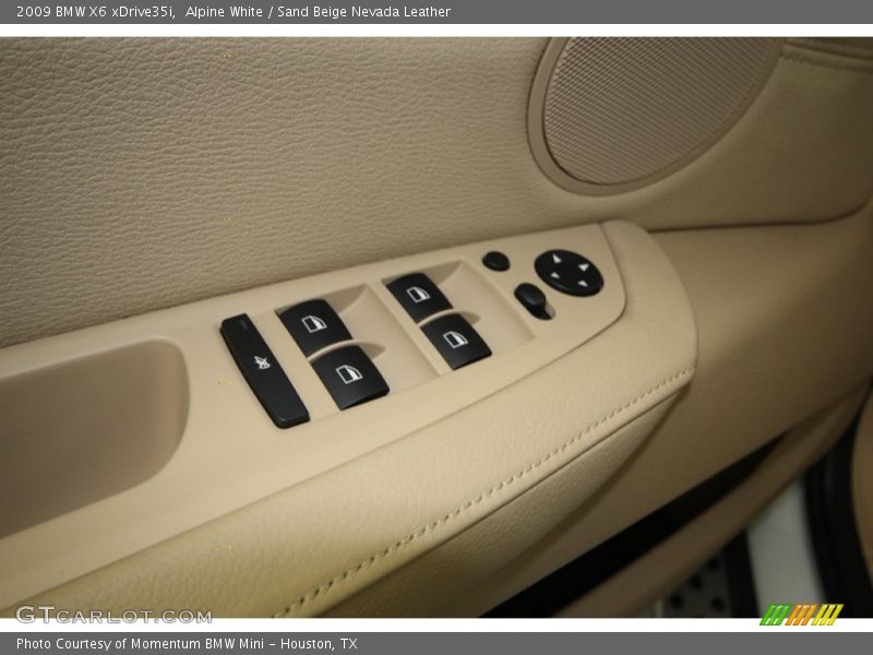 Alpine White / Sand Beige Nevada Leather 2009 BMW X6 xDrive35i
