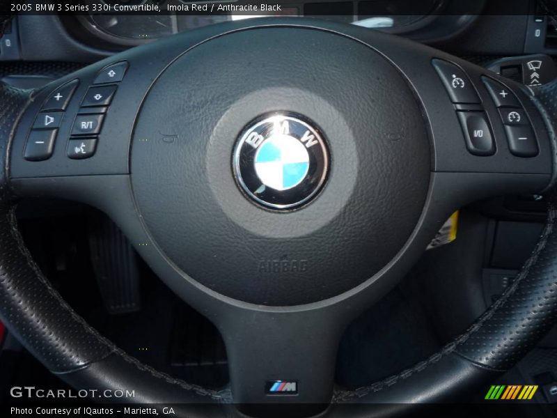 Imola Red / Anthracite Black 2005 BMW 3 Series 330i Convertible