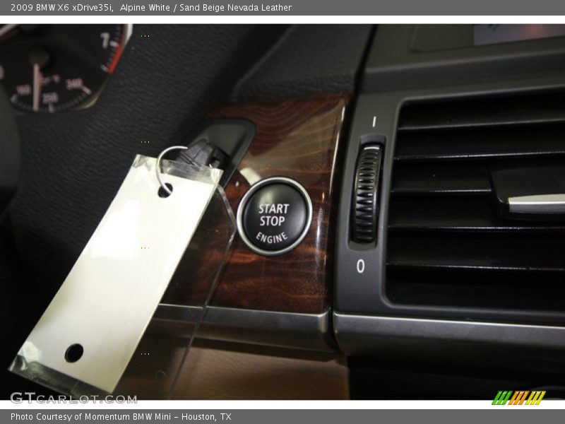 Alpine White / Sand Beige Nevada Leather 2009 BMW X6 xDrive35i