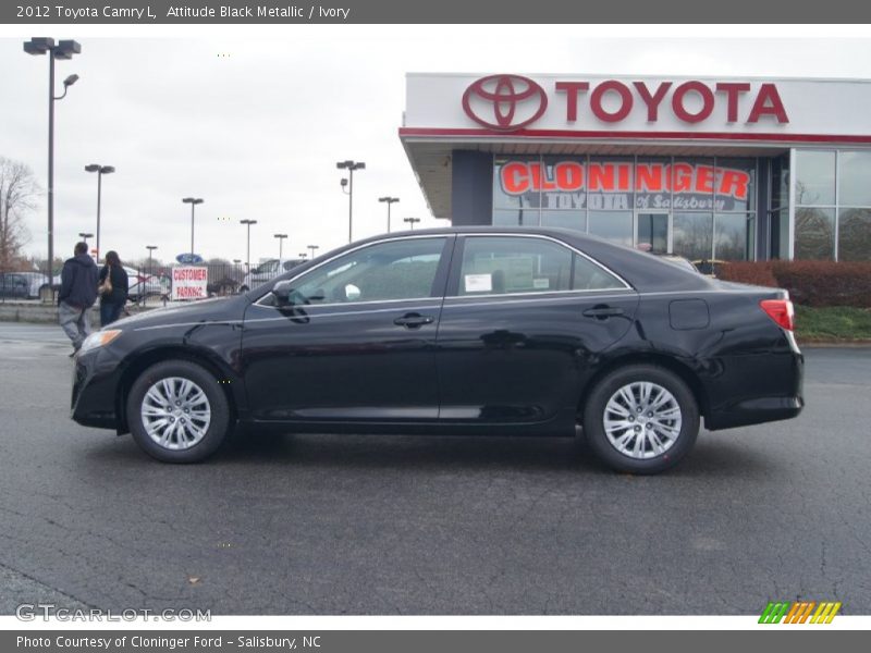 Attitude Black Metallic / Ivory 2012 Toyota Camry L