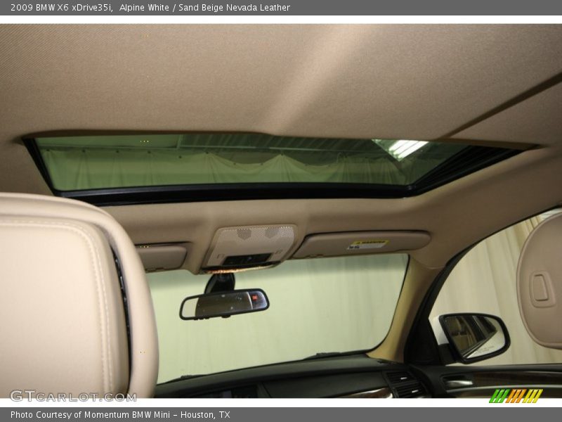 Alpine White / Sand Beige Nevada Leather 2009 BMW X6 xDrive35i