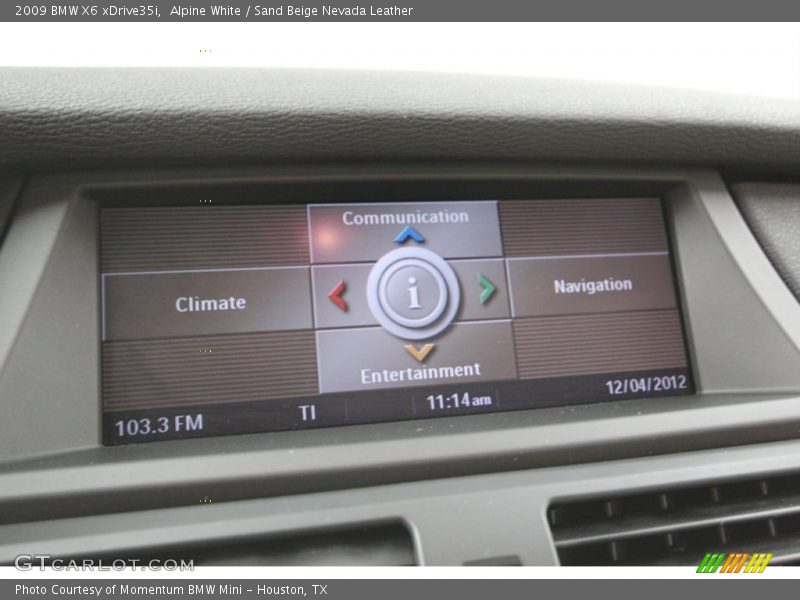 Alpine White / Sand Beige Nevada Leather 2009 BMW X6 xDrive35i