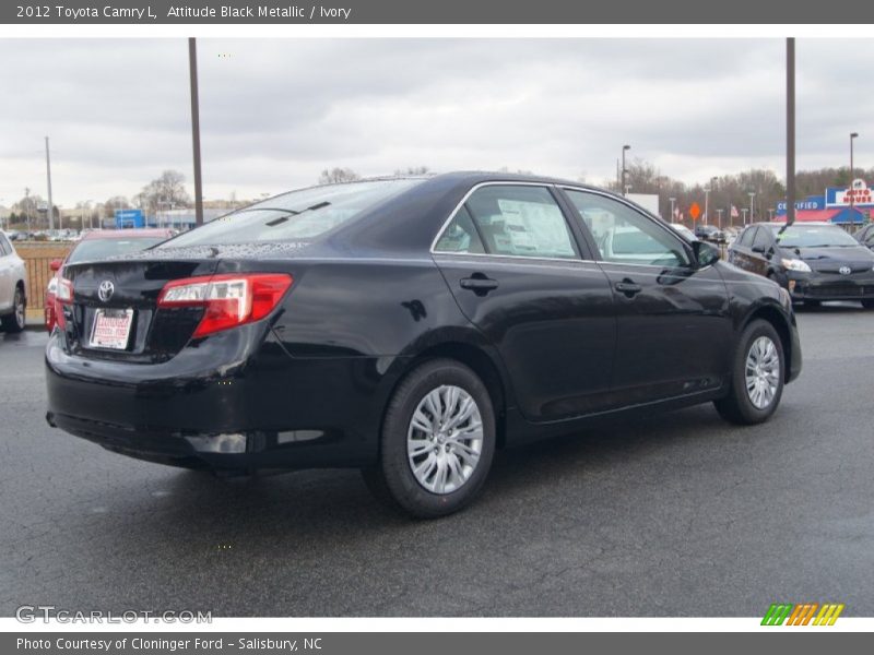 Attitude Black Metallic / Ivory 2012 Toyota Camry L