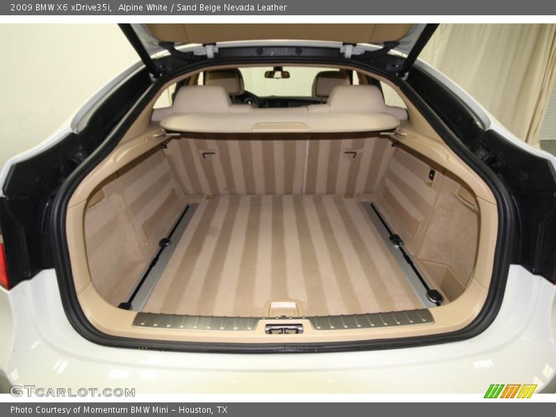 Alpine White / Sand Beige Nevada Leather 2009 BMW X6 xDrive35i
