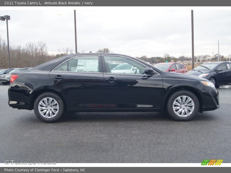 Attitude Black Metallic / Ivory 2012 Toyota Camry L