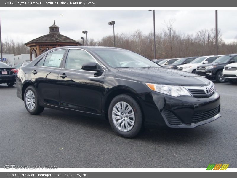 Attitude Black Metallic / Ivory 2012 Toyota Camry L