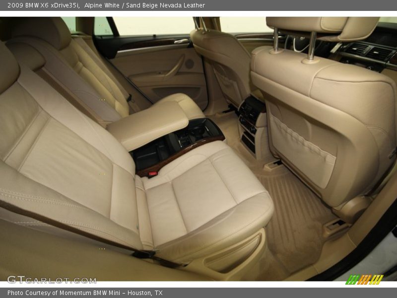 Alpine White / Sand Beige Nevada Leather 2009 BMW X6 xDrive35i