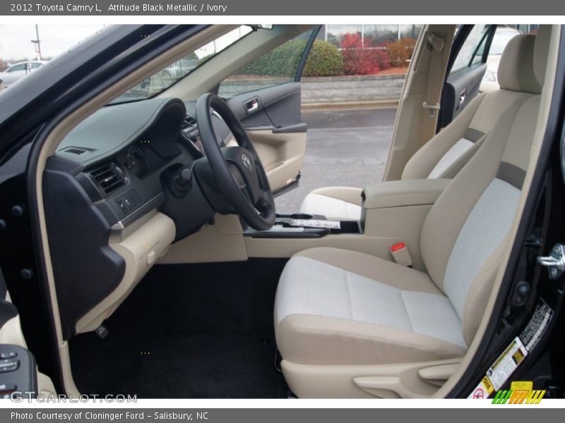 Attitude Black Metallic / Ivory 2012 Toyota Camry L