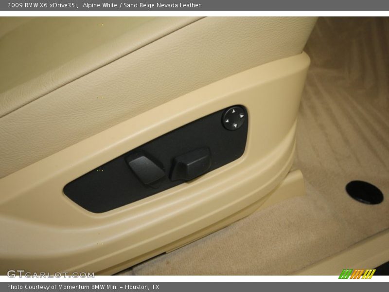 Alpine White / Sand Beige Nevada Leather 2009 BMW X6 xDrive35i