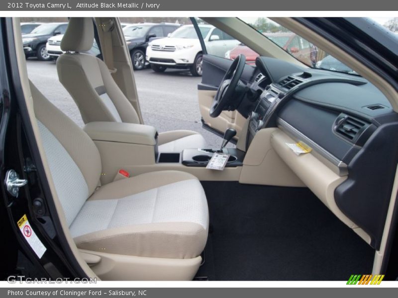 Attitude Black Metallic / Ivory 2012 Toyota Camry L