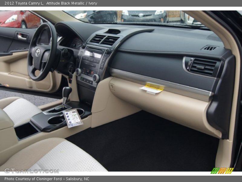 Attitude Black Metallic / Ivory 2012 Toyota Camry L