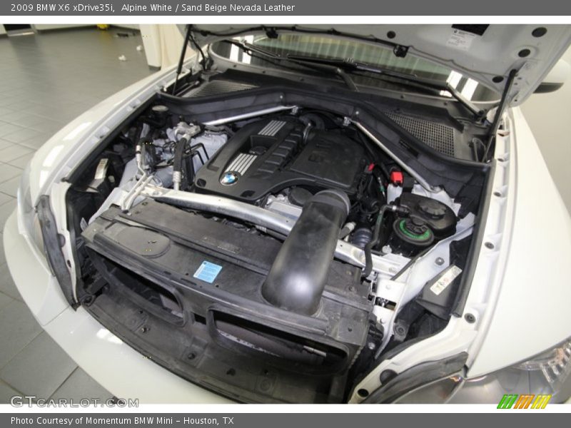 Alpine White / Sand Beige Nevada Leather 2009 BMW X6 xDrive35i