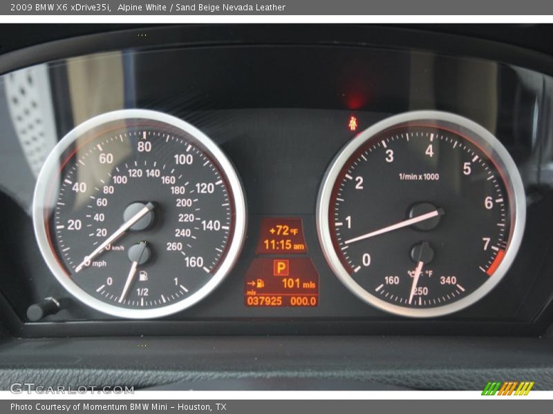 Alpine White / Sand Beige Nevada Leather 2009 BMW X6 xDrive35i