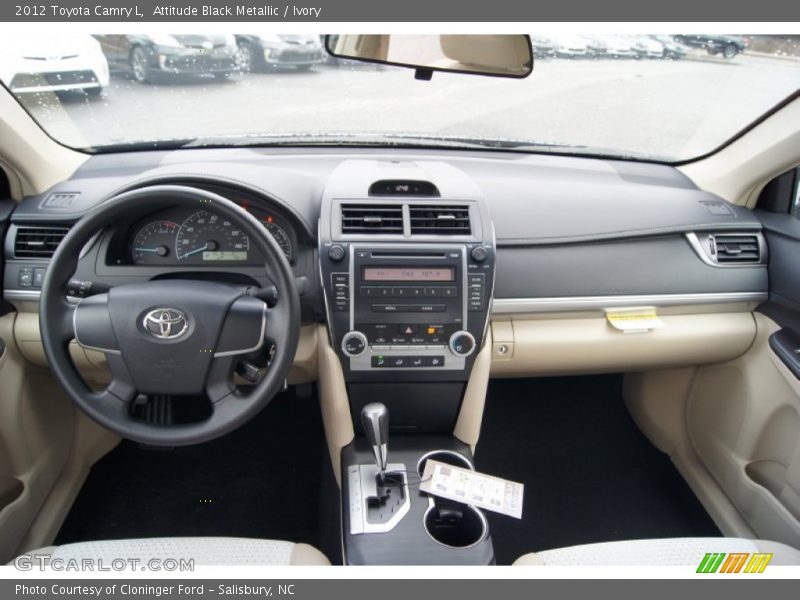 Attitude Black Metallic / Ivory 2012 Toyota Camry L