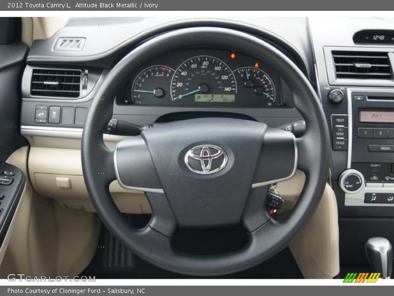 Attitude Black Metallic / Ivory 2012 Toyota Camry L