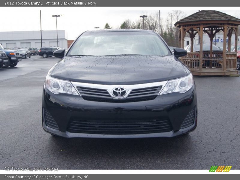 Attitude Black Metallic / Ivory 2012 Toyota Camry L