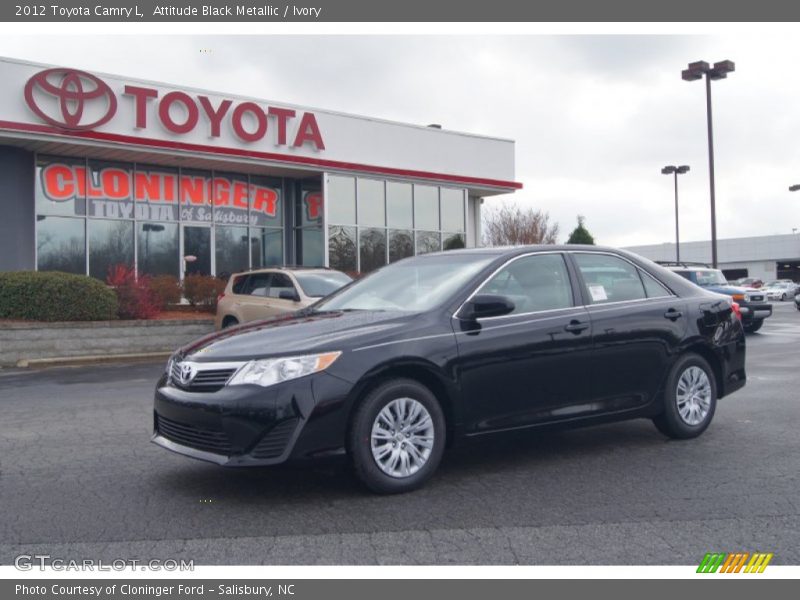 Attitude Black Metallic / Ivory 2012 Toyota Camry L