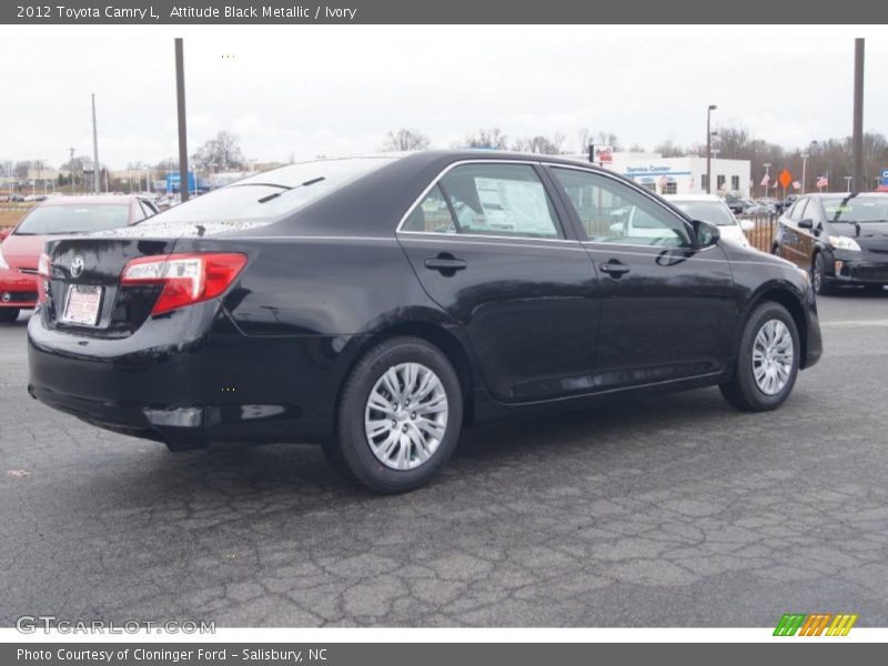 Attitude Black Metallic / Ivory 2012 Toyota Camry L