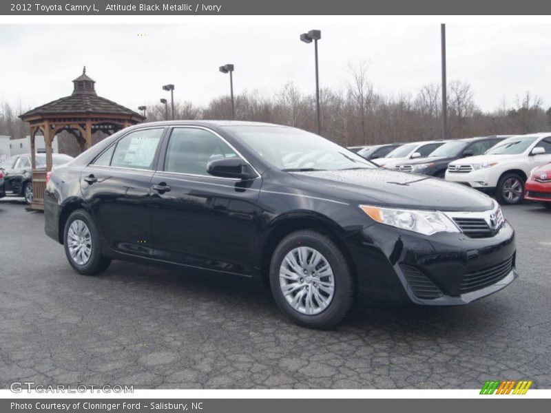 Attitude Black Metallic / Ivory 2012 Toyota Camry L