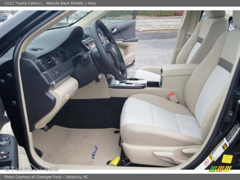 Attitude Black Metallic / Ivory 2012 Toyota Camry L