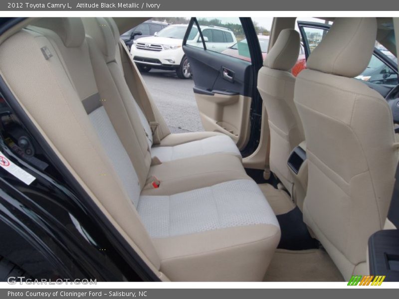 Attitude Black Metallic / Ivory 2012 Toyota Camry L